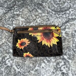 Calvin Klein sunflower Wristlet 🌻